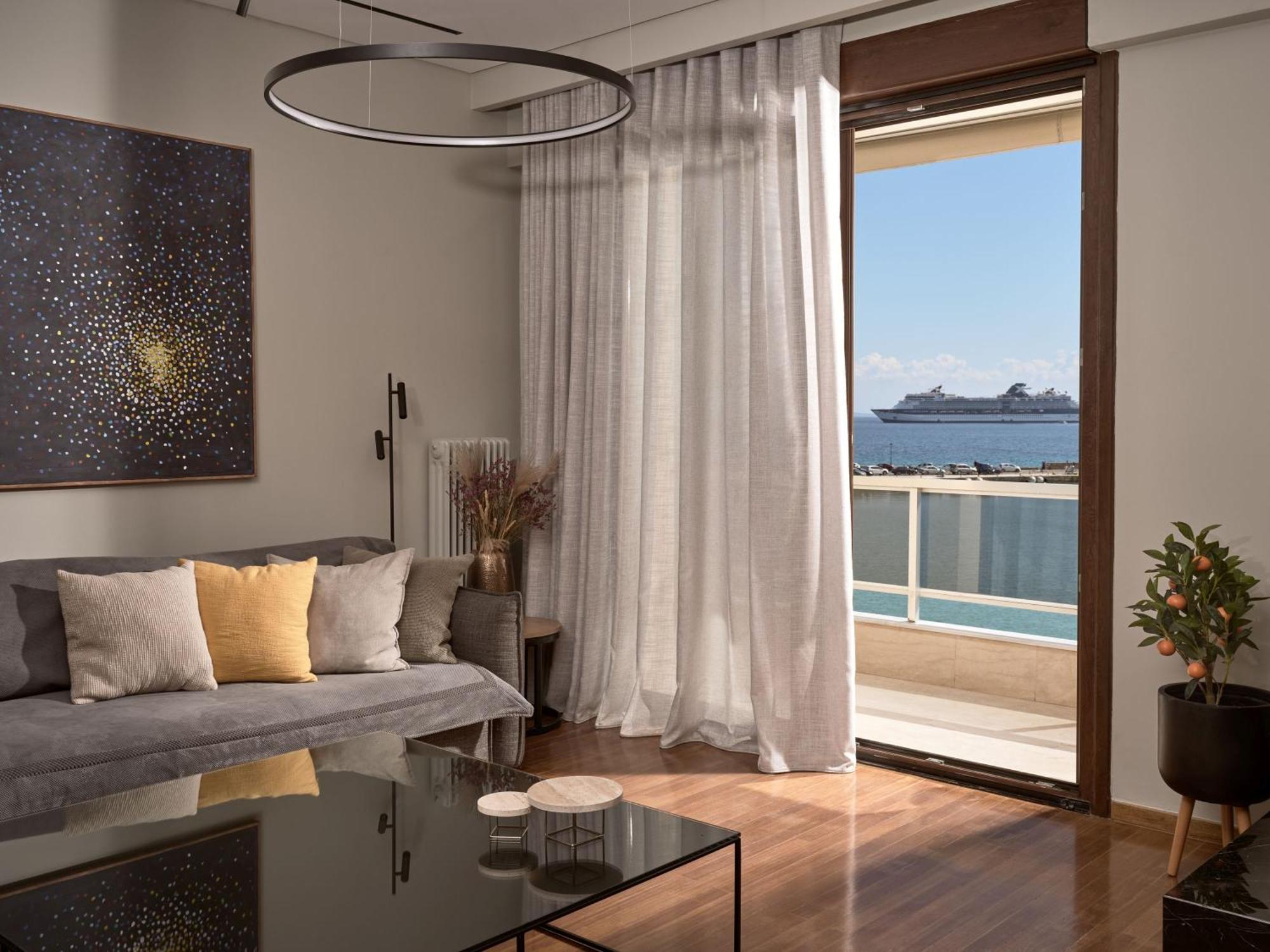 Monopolio Art Deco sea view Apartment next to Zakynthos Marina Exterior foto